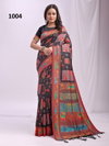 Vastraloom By Ast Festive Wear Linen Cotton Sarees Wholesale In India